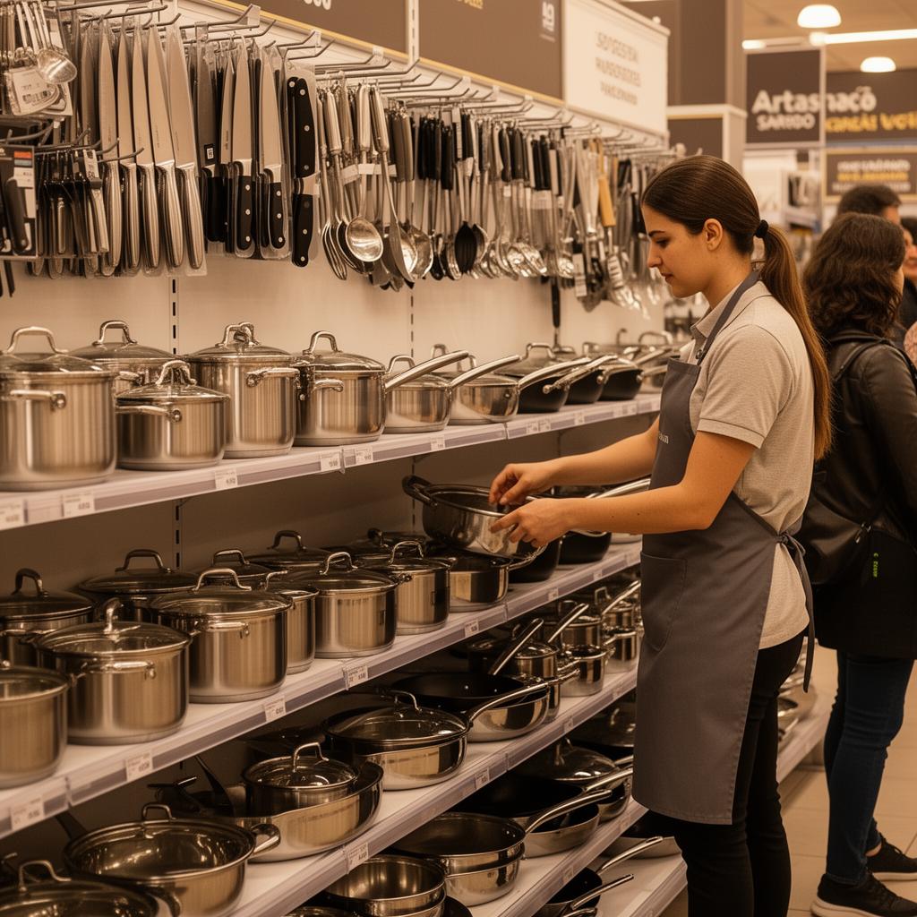 Utensílios domésticos no varejo